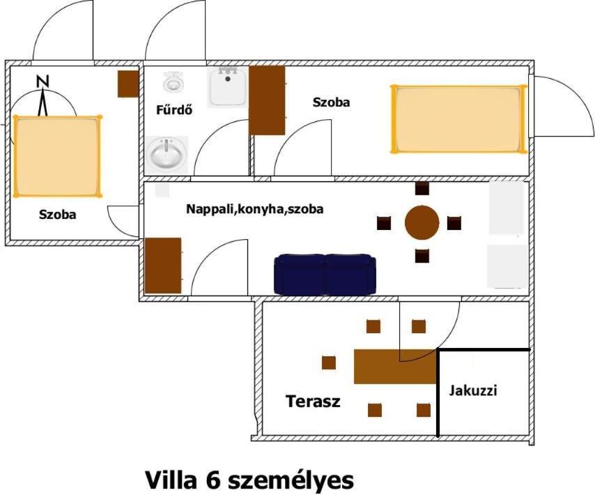 Smeraldo Villa Siófok Exteriör bild